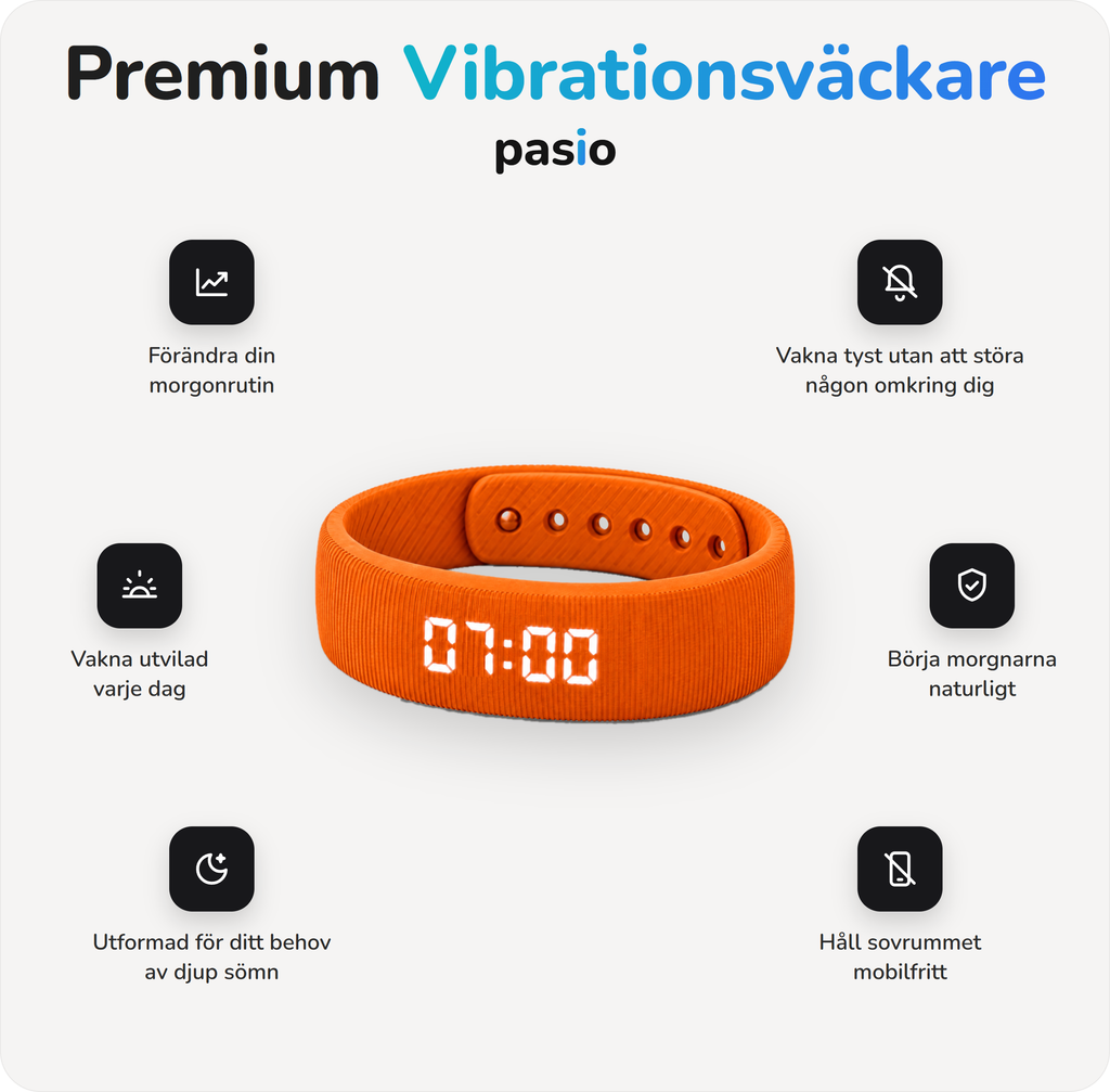 Unova vibrationsväckare Daidai orange
