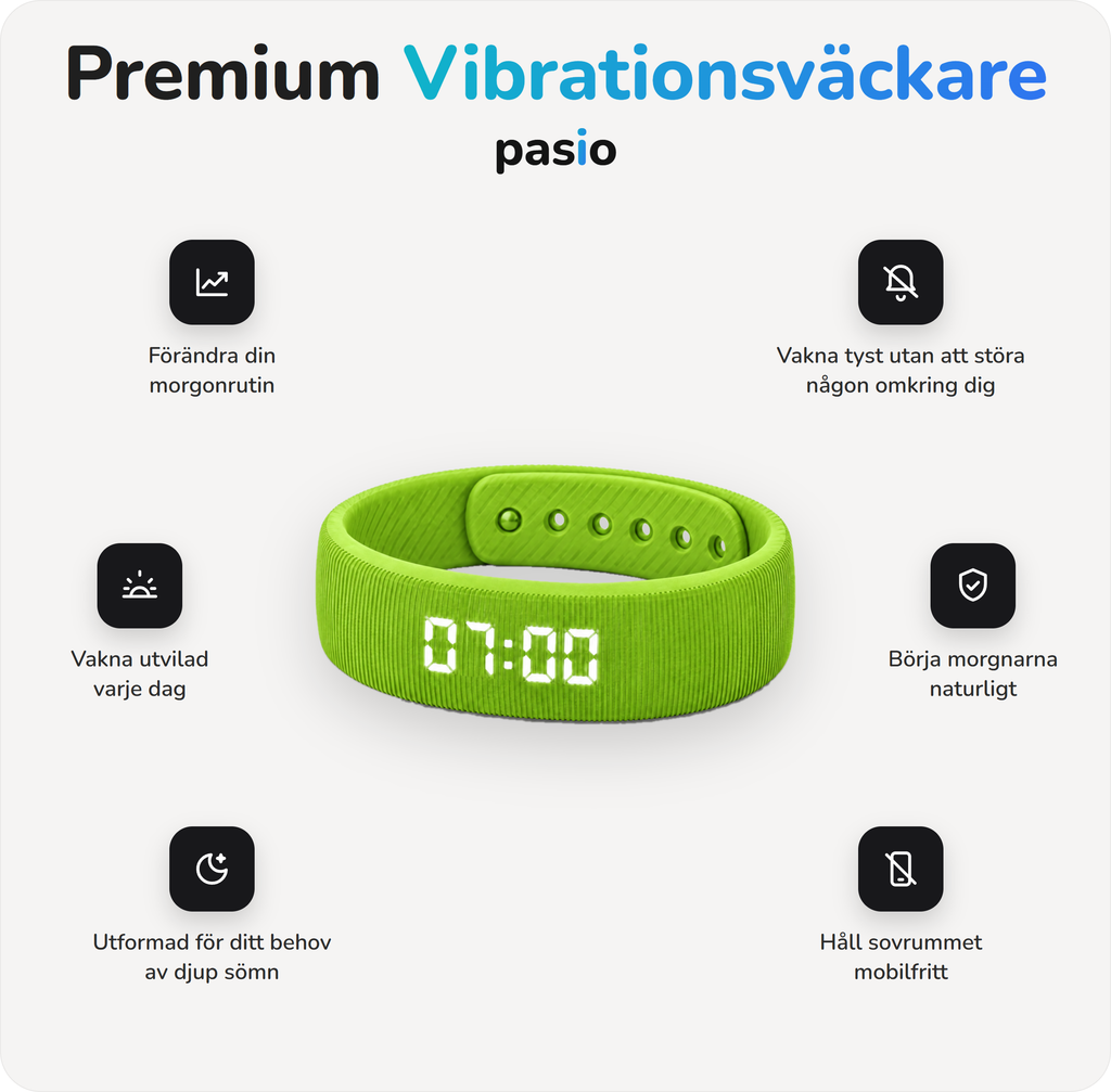Unova vibrationsväckare Midori grön